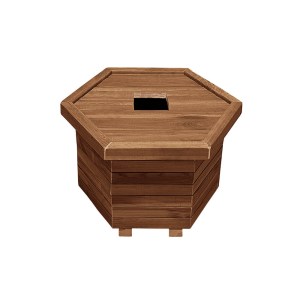 tesias-1853-1853-01 ΞΥΛΙΝΟΣ ΚΑΔΟΣ ΑΠΟΡΡΙΜΜΑΤΩΝ ΕΞΑΓΩΝΟΣ | ΚΛΕΙΣΤΕΣ ΓΩΝΙΕΣ | Δ52X40CM - 60LT-TESIAS GROUP