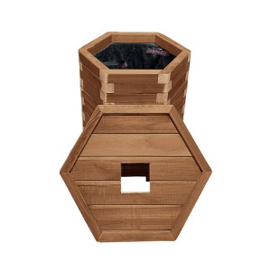 tesias-1857-1857-02 ΞΥΛΙΝΟΣ ΚΑΔΟΣ ΑΠΟΡΡΙΜΜΑΤΩΝ ΕΞΑΓΩΝΟΣ | ΑΝΟΙΧΤΕΣ ΓΩΝΙΕΣ | Δ52X64CM - 110LT-TESIAS GROUP