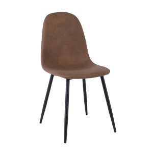 woo-106091 CELINA ΚΑΡΕΚΛΑ ΜΕΤΑΛΛΟ ΒΑΦΗ ΜΑΥΡΟ, ΥΦΑΣΜΑ SUEDE ΚΑΦΕ