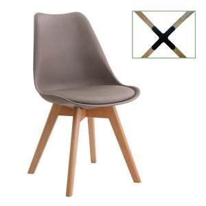 woo-110129 MARTIN ΚΑΡΕΚΛΑ METAL CROSS ΞΥΛΟ/ PP SANDBEIGE - ΜΟΝΤΑΡΙΣΜΕΝΗ ΤΑΠΕΤΣΑΡΙΑ
