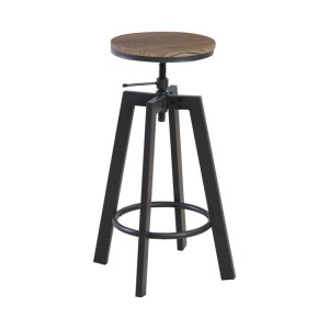 woo-116102 YORK ΣΚΑΜΠΟ BAR, ΜΕΤΑΛΛΟ ΒΑΦΗ ΣΚΟΥΡΟ ΚΑΦΕ, ΚΑΡΥΔΙ, ΡΥΘΜΙΣΗ ΥΨΟΥΣ, ΠΕΡΙΣΤΡΕΦΟΜΕΝΟ