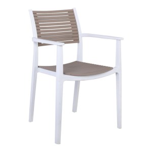 woo-117168 AKRON ΠΟΛΥΘΡΟΝΑ PP-UV ΑΣΠΡΟ - SAND BEIGE