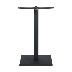 woo-120348 PRATO-W ΒΑΣΗ ΤΡΑΠΕΖΙΟΥ ΜΕ ΡΕΓΟΥΛΑΤΟΡΟ 40X40CM H.72CM ΜΕΤΑΛΛΟ ΒΑΦΗ ΜΑΥΡΟ / 10,00KG