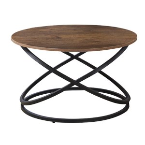 woo-123389 TORRE ΤΡΑΠΕΖΑΚΙ ΣΑΛΟΝΙΟΥ- ΚΑΘΙΣΤΙΚΟΥ, ΜΕΤΑΛΛΟ ΒΑΦΗ ΜΑΥΡΟ, ΑΠΟΧΡΩΣΗ ΣΚΟΥΡΟ ΚΑΡΥΔΙ