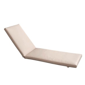 woo-123540 SUNLOUNGER ΜΑΞΙΛΑΡΙ ΞΑΠΛΩΣΤΡΑΣ PVC ΜΠΕΖ ΜΕ ΦΕΡΜΟΥΑΡ & VELCRO (FOAM+POLYESTER)