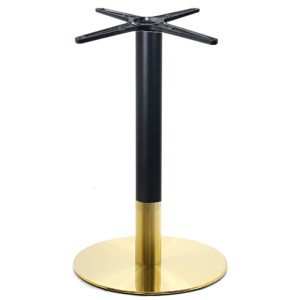 woo-123876 RIVA ΒΑΣΗ ΤΡΑΠΕΖΙΟΥ GOLD INOX #201 - BLACK / 11,70 KG