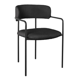 woo-124594 GILLAN ΠΟΛΥΘΡΟΝΑ ΜΕΤΑΛΛΟ ΒΑΦΗ ΜΑΥΡΟ, ΥΦΑΣΜΑ TEDDY, ΑΠΟΧΡΩΣΗ ΜΑΥΡΟ