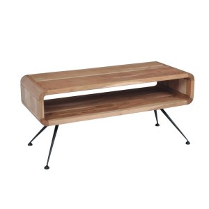 woo-125065 CAMEO-W ΤΡΑΠΕΖΑΚΙ ΣΑΛΟΝΙΟΥ ΚΑΘΙΣΤΙΚΟΥ, ΜΕΤΑΛΛΟ ΒΑΦΗ ΜΑΥΡΟ, ΞΥΛΟ ΑΚΑΚΙΑ ΦΥΣΙΚΟ