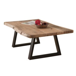 woo-125074 LIZARD-W ΤΡΑΠΕΖΑΚΙ ΣΑΛΟΝΙΟΥ ΚΑΘΙΣΤΙΚΟΥ, ΜΕΤΑΛΛΟ ΒΑΦΗ ΜΑΥΡΟ, ΞΥΛΟ ΑΚΑΚΙΑ ΦΥΣΙΚΟ