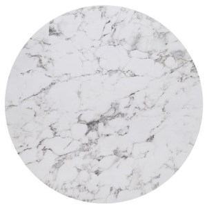 woo-125175 HPL (HIGH PRESSURE LAMINATED) ΕΠΙΦΑΝΕΙΑ ΤΡΑΠΕΖΙΟΥ ΑΠΟΧΡΩΣΗ WHITE MARBLE, ΕΞΩΤΕΡΙΚΟΥ ΧΩΡΟΥ