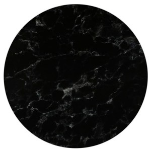 woo-125176 HPL (HIGH PRESSURE LAMINATED) ΕΠΙΦΑΝΕΙΑ ΤΡΑΠΕΖΙΟΥ ΑΠΟΧΡΩΣΗ BLACK MARBLE, ΕΞΩΤΕΡΙΚΟΥ ΧΩΡΟΥ