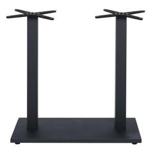 woo-125289 PRATO-W ΒΑΣΗ ΤΡΑΠΕΖΙΟΥ BAR 70X40CM H.93CM ΜΕΤΑΛΛΟ ΒΑΦΗ ΜΑΥΡΟ / 17,50KG