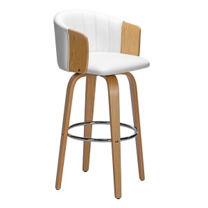 woo-125325 ENZO ΣΚΑΜΠΟ BAR ΦΥΣΙΚΟ, PU ΑΣΠΡΟ