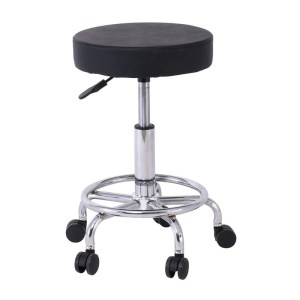 woo-125430 GLORY ΣΚΑΜΠΟ ΜΕ ΥΠΟΠΟΔΙΟ, ΒΑΣΗ ΧΡΩΜΙΟ, PU ΜΑΥΡΟ, ΠΕΡΙΣΤΡΕΦΟΜΕΝΟ, ΤΡΟΧΗΛΑΤΟ