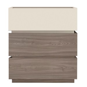 woo-125459 VANITY ΣΥΡΤΑΡΙΕΡΑ, ΜΕ 3 ΣΥΡΤ. ΑΠΟΧΡΩΣΕΩΝ SONOMA OAK & CREAM, ΜΕ ΑΠΟΣΠΩΜΕΝΑ ΧΡΩΜΑΤΙΚΑ ΜΕΡΗ