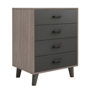 woo-125465 VANITY ΣΥΡΤΑΡΙΕΡΑ, ΜΕ 4 ΣΥΡΤΑΡΙΑ, ΑΠΟΧΡΩΣΗ SONOMA OAK-GREY