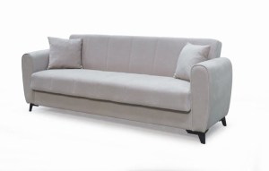 woo-125543 JEROM ΚΑΝΑΠΕΣ – ΚΡΕΒΑΤΙ ΜΕ ΑΠΟΘΗΚΕΥΤΙΚΟ ΧΩΡΟ, 3ΘΕΣΙΟΣ ΥΦΑΣΜΑ CAPPUCCINO