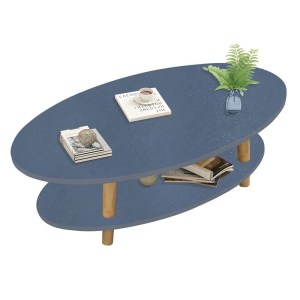 woo-125680 FINE ΤΡΑΠΕΖΑΚΙ ΣΑΛΟΝΙΟΥ ΚΑΘΙΣΤΙΚΟΥ ΜΕ ΡΑΦΙ, ΓΚΡΙ - ΦΥΣΙΚΟ