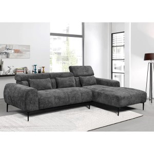 woo-126480 ELORA ΚΑΝΑΠΕΣ ΣΑΛΟΝΙΟΥ ΑΡΙΣΤΕΡΗ ΓΩΝΙΑ, ΑΝΑΚΛΙΝΟΜΕΝΑ ΚΕΦΑΛΑΡΙΑ, ΥΦΑΣΜΑ ΓΚΡΙ