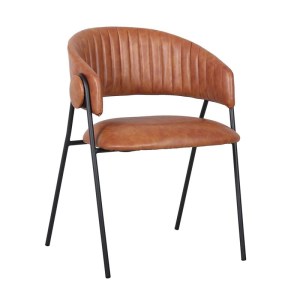 woo-126583 ALFRED ΠΟΛΥΘΡΟΝΑ ΜΕΤΑΛΛΟ ΒΑΦΗ ΜΑΥΡΟ, PU CAMEL