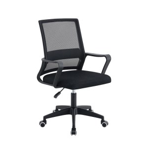 woo-126664 BF2112 ΠΟΛΥΘΡΟΝΑ ΓΡΑΦΕΙΟΥ ΥΦΑΣΜΑ ΜΑΥΡΟ MESH