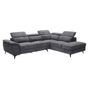 woo-126716 ROMEO ΚΑΝΑΠΕΣ-RELAX, ΑΡΙΣΤΕΡΗ ΓΩΝΙΑ,ΥΦΑΣΜΑ ΓΚΡΙ, ΑΠΟΘ.ΧΩΡΟΣ, ΜΙΑ ΘΕΣΗ ΜΕ ΗΛΕΚΤΡΙΚΗ ΑΝΑΚΛΗΣΗ