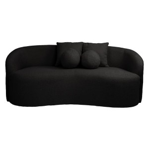 woo-126852 LYON ΚΑΝΑΠΕΣ 2Θ - ΣΑΛΟΝΙΟΥ - ΚΑΘΙΣΤΙΚΟΥ, TEDDY ΥΦΑΣΜΑ ΜΑΥΡΟ