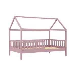 woo-127030 DREAM MONTESSORI ΠΑΙΔΙΚΟ ΚΡΕΒΑΤΙ, ΓΙΑ ΣΤΡΩΜΑ 90X190CM, ΞΥΛΟ ΠΕΥΚΟΥ ΑΠΟΧΡΩΣΗ ΡΟΖ