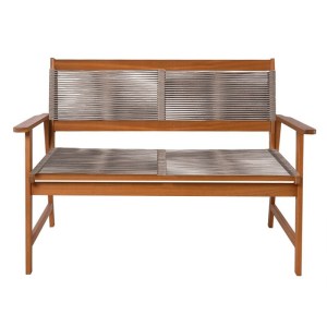 woo-127204 SPRING LIVING ΚΑΝΑΠΕΣ 2ΘΕΣΙΟΣ ΚΑΘΙΣΤΙΚΟΥ ΒΕΡΑΝΤΑΣ-ΚΗΠΟΥ, ΑΚΑΚΙΑ ΦΥΣΙΚΟ-ROPE WICKER ΜΠΕΖ