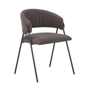 woo-127266 ALFREDO ΠΟΛΥΘΡΟΝΑ ΜΕΤΑΛΛΟ ΒΑΦΗ ΜΑΥΡΟ, ΥΦΑΣΜΑ SUEDE ΑΝΘΡΑΚΙ