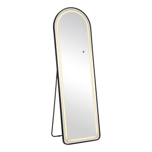 woo-127353 LED-8 ΚΑΘΡΕΠΤΗΣ ΤΟΙΧΟΥ-ΔΑΠΕΔΟΥ ΦΩΤΙΖΟΜΕΝΟΣ, ΑΛΟΥΜΙΝΙΟ ΜΑΥΡΟ, ΑΦΗΣ ΜΕ 3 ΕΠΙΛΟΓΕΣ ΦΩΤΙΣΜΟΥ