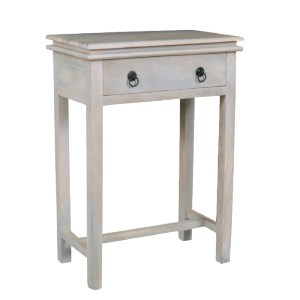 woo-20235_e-00017556-huge MAISON CONSOLE ΕΠΙΠΛΟ ΚΟΝΣΟΛΑ 1 ΣΥΡΤΑΡΙ, ΞΥΛΟ MANGO ANTIQUE ΑΣΠΡΟ