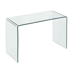 woo-23934 GLASSER ΚΟΝΣΟΛΑ - ΓΡΑΦΕΙΟ ΔΙΑΦΑΝΟ ΓΥΑΛΙ 12MM