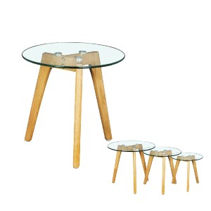 woo-24750 TARGET ΤΡΑΠΕΖΑΚΙ ΒΟΗΘΗΤΙΚΟ ΞΥΛΟ - ΓΥΑΛΙ 8MM