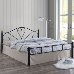 woo-24838_e-00017086-huge LAZAR ΚΡΕΒΑΤΙ ΔΙΠΛΟ, ΓΙΑ ΣΤΡΩΜΑ 150X200CM, ΜΕΤΑΛΛΟ ΒΑΦΗ ΜΑΥΡΟ