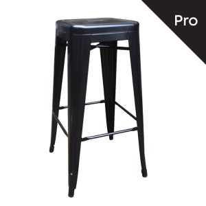 woo-24946 RELIX ΣΚΑΜΠΟ BAR-PRO H.67CM, ΣΤΟΙΒΑΖΟΜΕΝΟ, ΜΕΤΑΛΛΟ ΒΑΦΗ ΜΑΥΡΟ