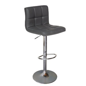 woo-24950_e-00017229-huge LINO ΣΚΑΜΠΟ BAR ΜΕ ΠΛΑΤΗ, ΧΡΩΜΙΟ, PU ΓΚΡΙ, ΡΥΘΜΙΖΟΜΕΝΟ ΥΨΟΣ, ΠΕΡΙΣΤΡΕΦΟΜΕΝΟ