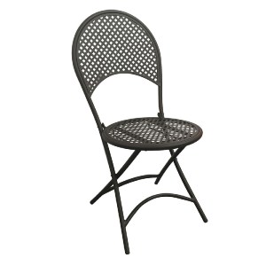 woo-25412 RONDO ΚΑΡΕΚΛΑ ΠΤΥΣΣΟΜΕΝΗ, ΜΕΤΑΛΛΟ MESH ΒΑΦΗ ΜΑΥΡΟ
