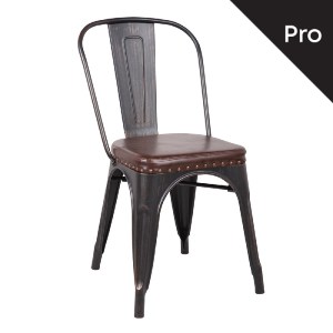 woo-26383 RELIX ΚΑΡΕΚΛΑ-PRO, ΣΤΟΙΒΑΖΟΜΕΝΗ, ΜΕΤΑΛΛΟ ΒΑΦΗ ANTIQUE BLACK, PU ΣΚΟΥΡΟ ΚΑΦΕ