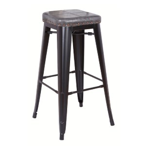 woo-28547_e-00019297-huge RELIX ΣΚΑΜΠΟ BAR, ΜΕΤΑΛΛΟ ΒΑΦΗ ΜΑΥΡΟ MATTE, PU ΣΚΟΥΡΟ ΓΚΡΙ, ΣΤΟΙΒΑΖΟΜΕΝΟ