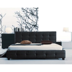 woo-29015_e-00019629-huge FIDEL ΚΡΕΒΑΤΙ ΔΙΠΛΟ, ΓΙΑ ΣΤΡΩΜΑ 150X200CM, PU ΜΑΥΡΟ