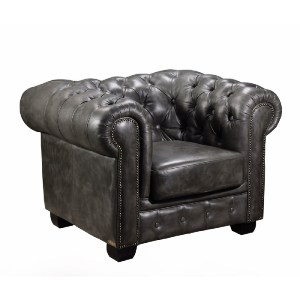 woo-29780 CHESTERFIELD 689 ΠΟΛΥΘΡΟΝΑ ΣΑΛΟΝΙΟΥ - ΚΑΘΙΣΤΙΚΟΥ, ΔΕΡΜΑ, ΑΠΟΧΡΩΣΗ ANTIQUE GREY