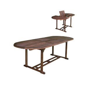 woo-30771 GARDEN ΤΡΑΠΕΖΙ ΕΠΕΚΤΕΙΝΟΜΕΝΟ OVAL, ΞΥΛΟ ACACIA