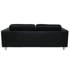 woo-30854 ALAMO ΚΑΝΑΠΕΣ ΣΑΛΟΝΙΟΥ ΚΑΘΙΣΤΙΚΟΥ 3ΘΕΣΙΟΣ - PU ΜΑΥΡΟ