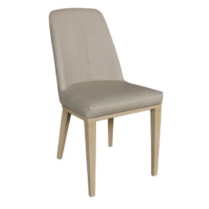 woo-31607 CASTER ΚΑΡΕΚΛΑ ΤΡΑΠΕΖΑΡΙΑΣ ΚΟΥΖΙΝΑΣ, ΜΕΤΑΛΛΟ ΒΑΦΗ ΦΥΣΙΚΟ LINEN PU ΜΠΕΖ