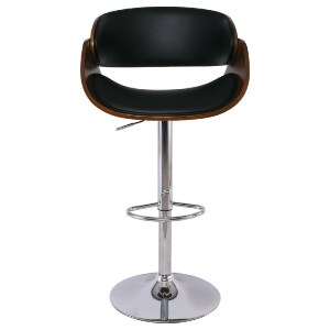 woo-33884_e-00021096_1-huge JOY ΣΚΑΜΠΟ BAR ΜΕ ΠΛΑΤΗ, ΒΑΣΗ ΧΡΩΜΙΟ, ΚΑΡΥΔΙ - PU ΜΑΥΡΟ, ΡΥΘΜΙΖΟΜΕΝΟ ΥΨΟΣ