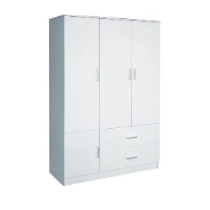 woo-35684_e-00021904-huge CLOSET ΝΤΟΥΛΑΠΑ ΤΕΤΡΑΦΥΛΛΗ, 5 ΡΑΦΙΑ, 2 ΣΥΡΤΑΡΙΑ, ΘΕΣΕΙΣ ΓΙΑ ΚΡΕΜΑΣΤΡΕΣ, ΑΠΟΧΡΩΣΗ ΑΣΠΡΟ
