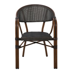 woo-36381_e-00021479_3-huge VEGERA ΠΟΛΥΘΡΟΝΑ DINING ΑΛΟΥΜΙΝΙΟ ΒΑΦΗ ΚΑΡΥΔΙ TEXTILENE ΜΑΥΡΟ