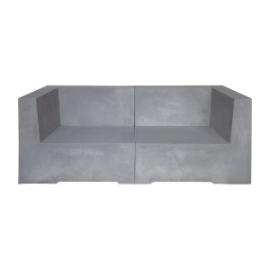 woo-36431 CONCRETE 2ΘΕΣΙΟΣ KΑΝΑΠΕΣ ΚΗΠΟΥ - ΒΕΡΑΝΤΑΣ, CEMENT GREY