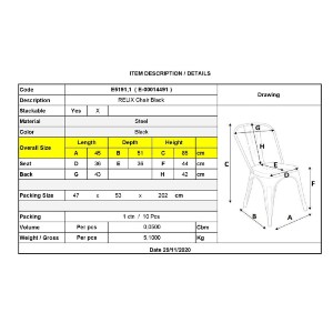 woo-38112 RELIX ΚΑΡΕΚΛΑ-PRO, ΣΤΟΙΒΑΖΟΜΕΝΗ, ΜΕΤΑΛΛΟ ΒΑΦΗ ΜΑΥΡΟ